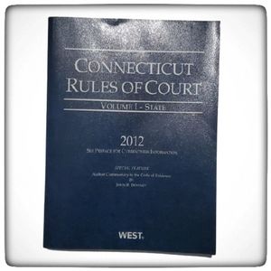Connecticut Rules of Court 2012